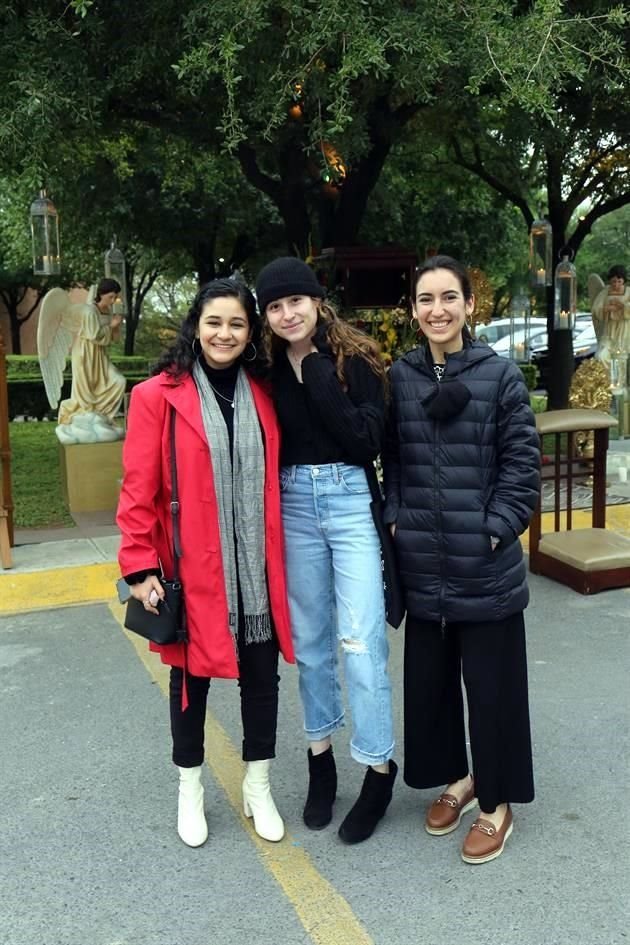Caro Montoya, Ana Garza y Andrea González