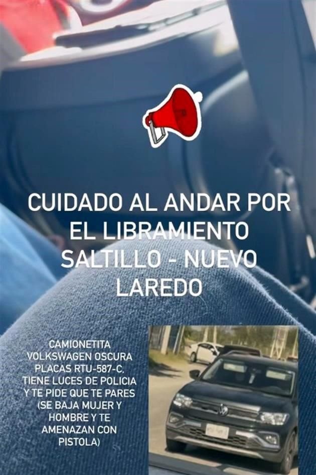 Los afectados denunciaron en un video que la extorsión se registró la tarde del domingo, en García.