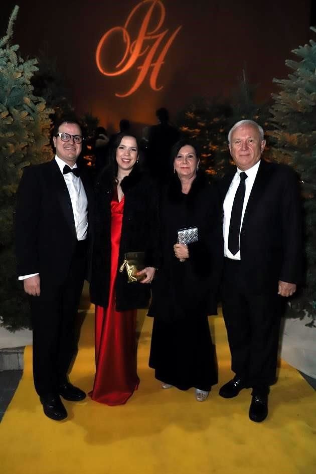 Francisco García Benavides, Andrea Lobo de García, Judith Benavides de García y Francisco García