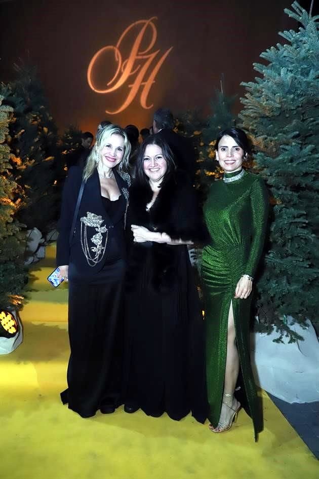 Laura González, Tita Guajardo y Claudia de la Torre