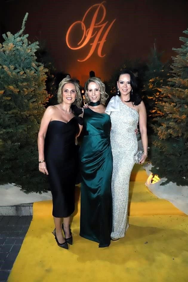 Marcela de Dovalina, Balbina Maiz de Sentiés y Yéssica Cedillo