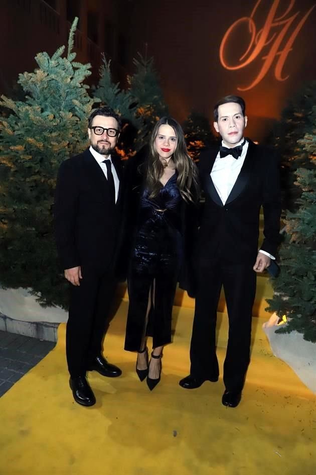 Fernando Guzmán, Celina Velasco y Joaquín Beltrán