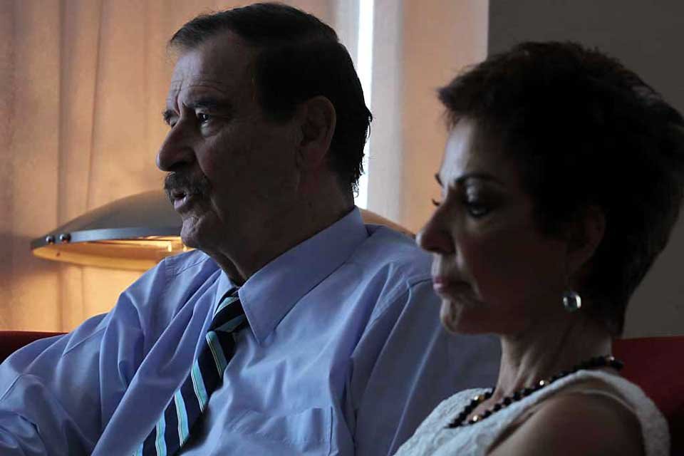 El ex Presidente Vicente Fox y su esposa, Marta Sahagún.