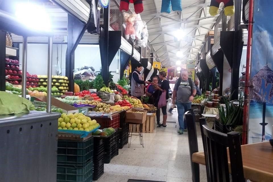 Los trabajos en el Mercado Escandón aún no terminan.