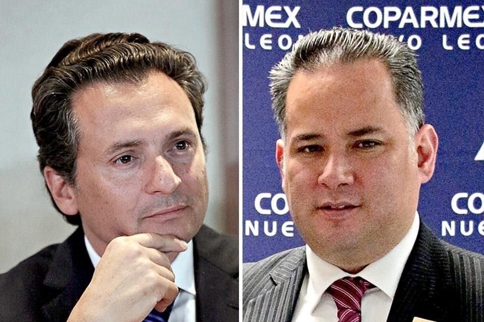 Emilio Lozoya, ex director de Pemex (izq.), presion al fiscal Santiago Nieto (der.)