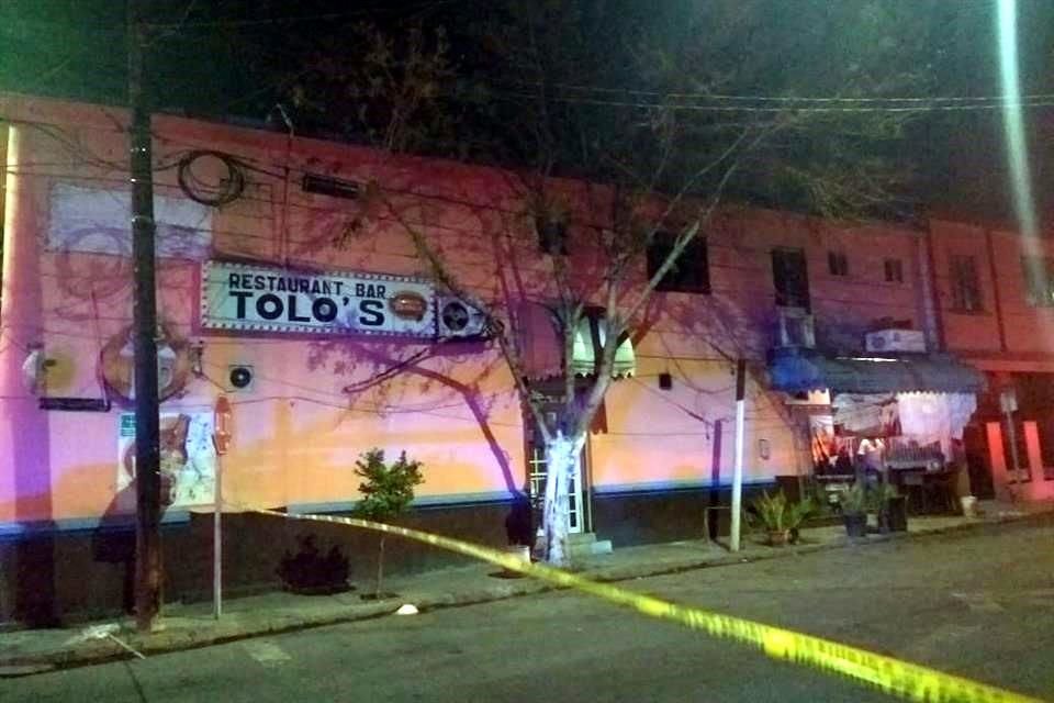 También se reportó un ataque a balazos en el Bar Tolo's, ubicado en Platón Sánchez y Tapia, donde un hombre de 65 años fue herido.