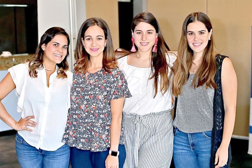 Mary Palacios, Valeria Guerra, Cynthia Elizondo y Andrea Dvila