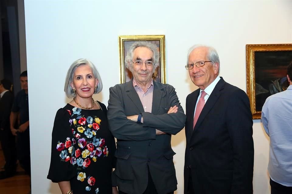 María Teresa Elizondo de González Migoya, Gabriel Weisz Carrington y Alfonso González Migoya