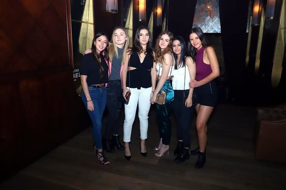 Lorena Villarreal, Luisa González, Paulina Fernández, Valeria Zambrano, Daniela Meouchi y Ana Fernanda Canales