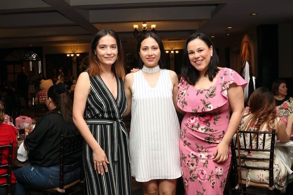 María Ramírez, Elena Castellanos y Diana Garza