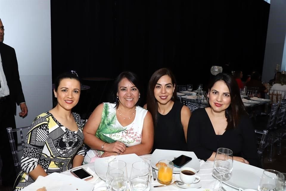 Samantha de Aguirre, Lulú Canseco, Aceneth Garza y Laura Almaguer