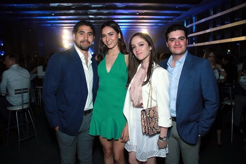 Iván Reyes, Bárbara Rodríguez Brandi, Melissa Santos y Jaime Tamez González
