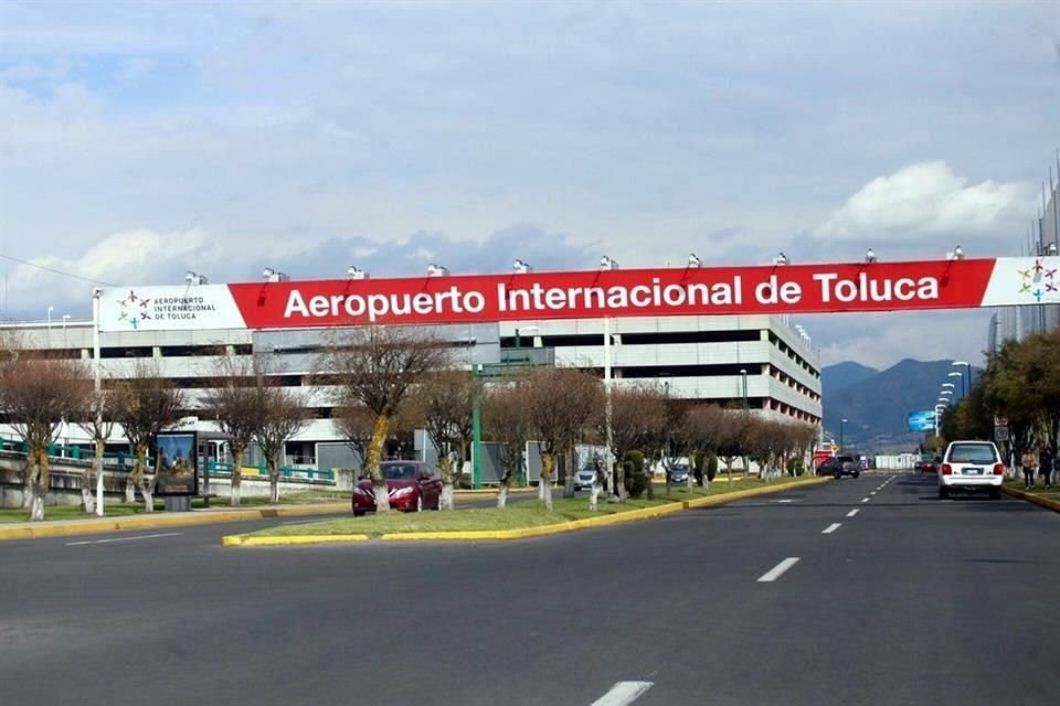 El aeropuerto internacional de Toluca movió 700 mil pasajeros en el 2018.