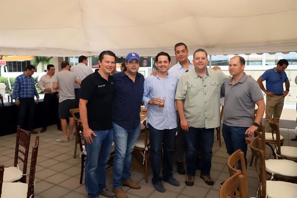 Americo Martínez, Mauricio Boesch, Carlos González, Marcelo Elizondo y Andrés Canavati