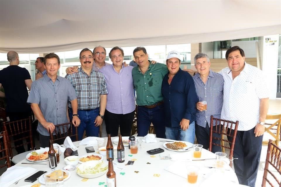 Guillermo Sada, Pablo Vera, Luis Othón, Jorge Zubieta y Landa, Luis Marcos, Andrés Sada, René Garza y Óscar Zambrano