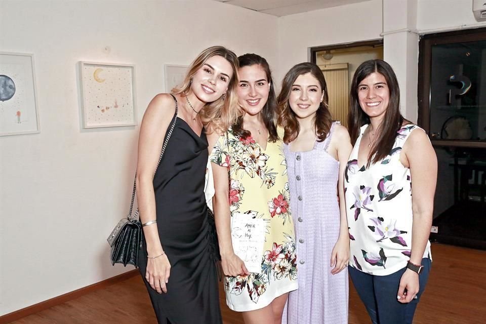 Paola Ruiz, Rebeca Treviño, Ana Fernanda Padilla y María Fernanda Ruiz