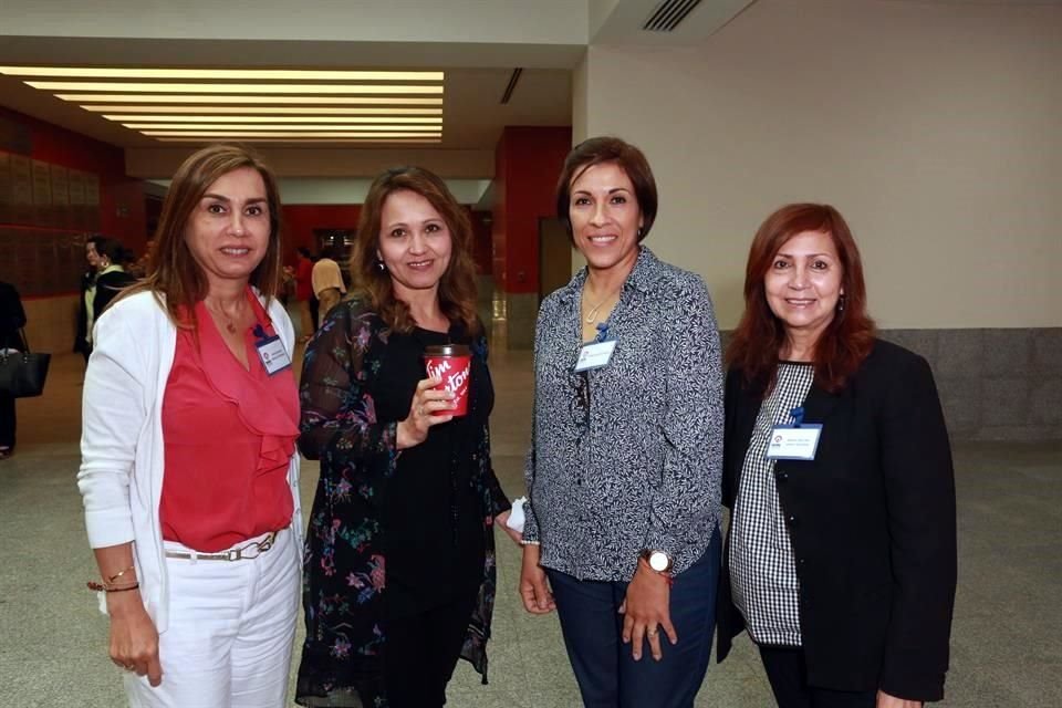 Dania Yolanda Gonzalez, Lucinda Cruz Gallegos, Gloria Huerta y María Cristina Torres Navarro