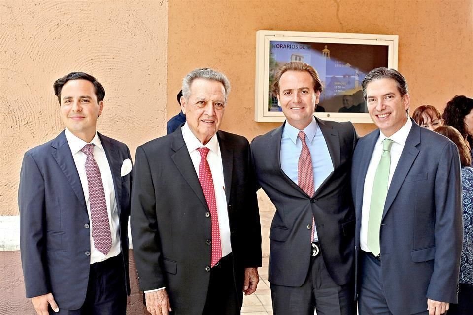 Carlos Esquer, Carlos Stahl, Jorge Stahl Jr. y Jorge García Noriega
