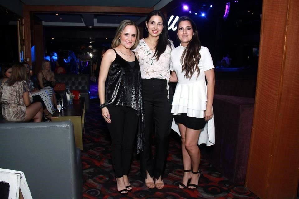 Dina Rangel, Rosy Martínez y Lily Mier