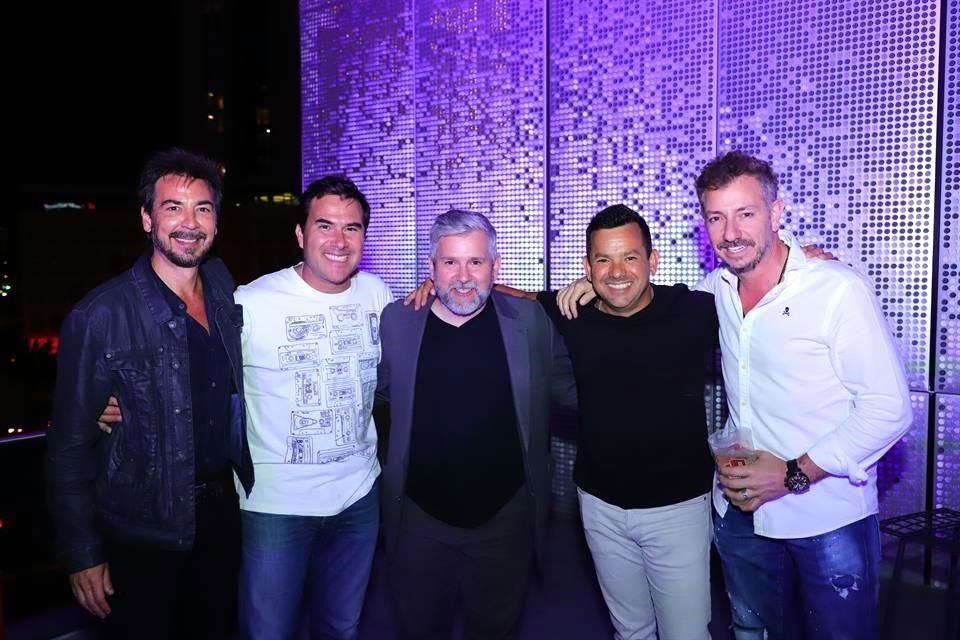 Eudelio Garza Mercado, Pepe Guajardo, Eugenio Alanís, Humberto Zambrano y Marco Becerra