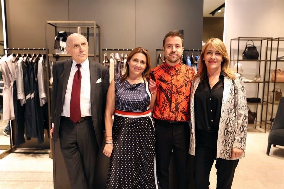 Ferruccio Tinghi, Elena Tinghi, Alvaro Valadez y Francesca Tingui