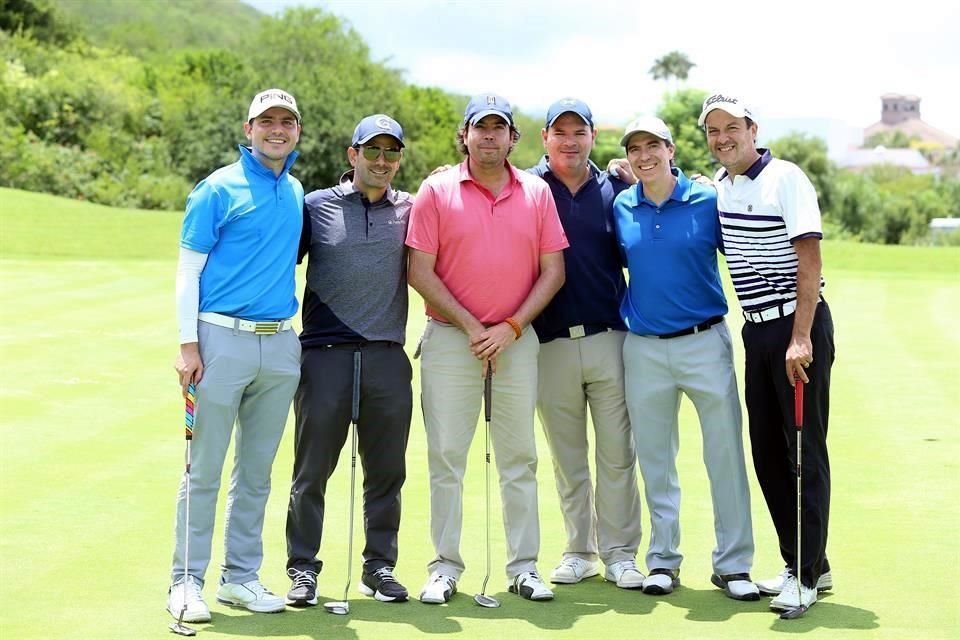 Diego Alvarez, Jorge Vergara, Pedro de la Torre, Mauricio Sáenz, Eduardo Guzmán y Rodrigo Velasquez