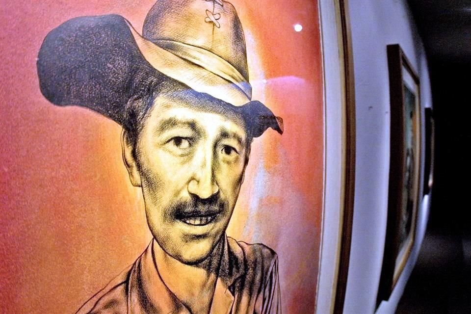 'Personaje con sombrero', de Rafael Coronel. El cuadro lo exhibió en la  Galería Arte Actual Mexicano en febrero del 2004.
