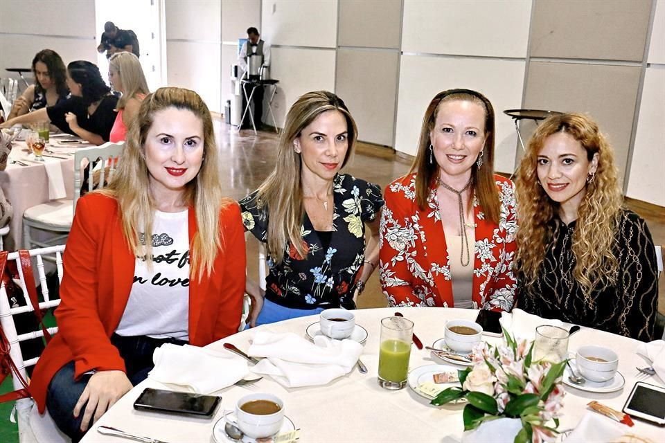 Silvia de la Garza de Longoria, Marce Lozano de Arcq, Lorena Dávila de Rocher y Janeth Martínez de González