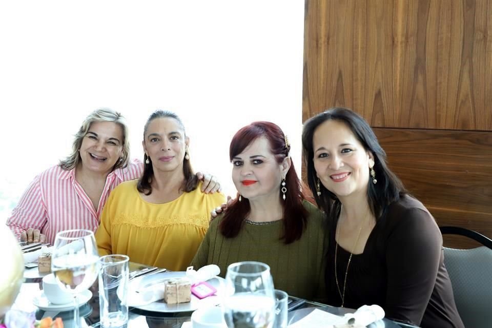 Paty Herrera de Ramírez, Maru Faz, Ana Luisa Sánchez  y Guille de Paura