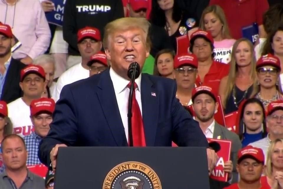 Donald Trump lanzó su campaña de reelección durante un mitin en Orlando, Florida.
