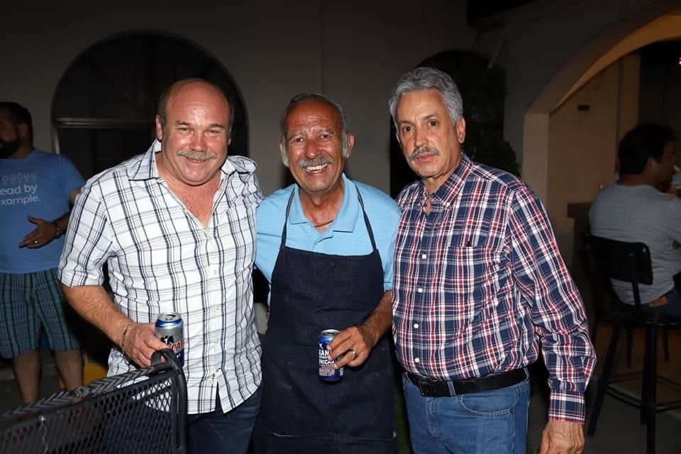 Javier López, Ricardo González y Óscar Gil