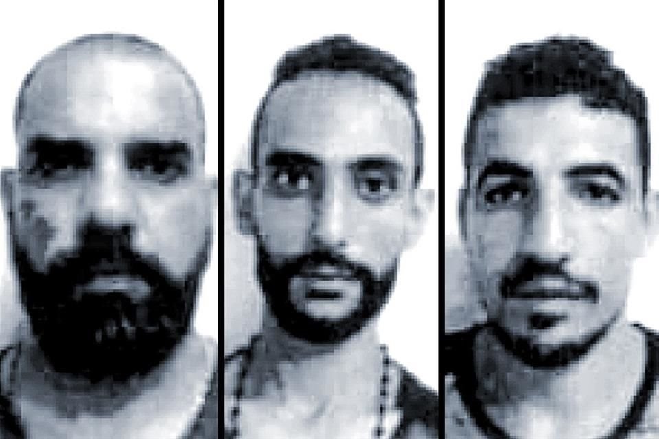 Las fotos de los presuntos terroristas entregadas a la PF.