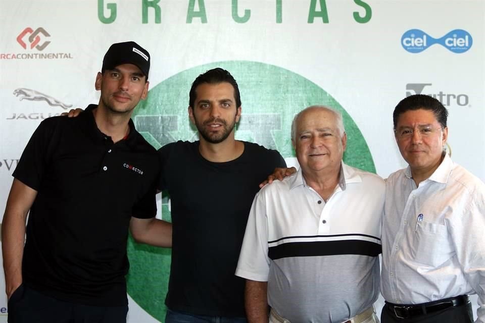 Memo Bazauri, Manuel Martinez, Eduardo Morales y Antulio González