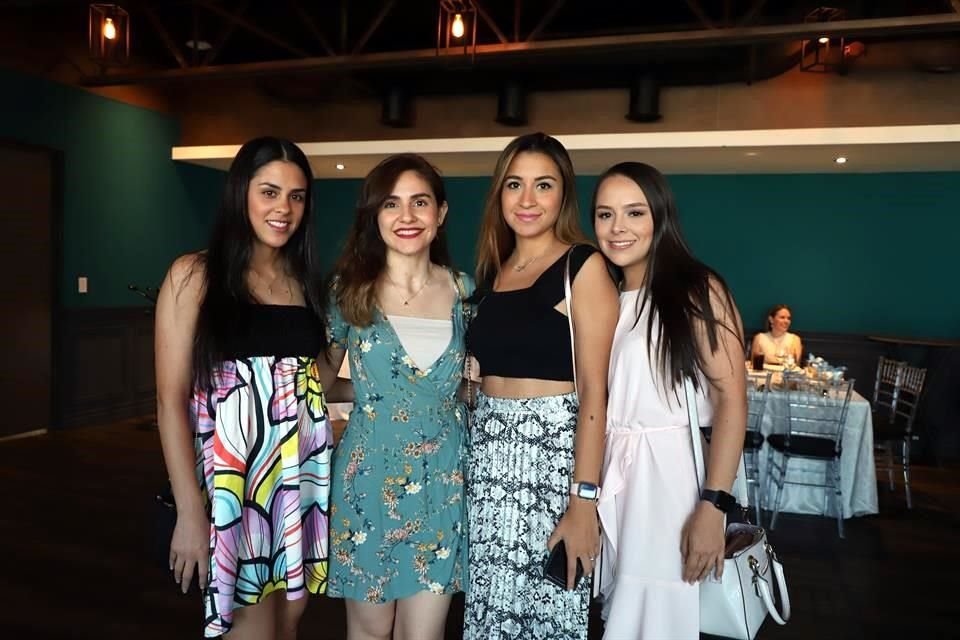 Priscila Tamez, Alejandra Torres, Leslie Amador y Chelsy Muñoz