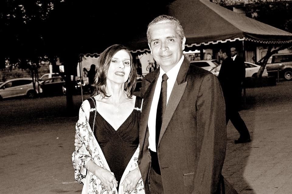 Eugenia con Silvano Valdés Luebbert, su compañero de vida