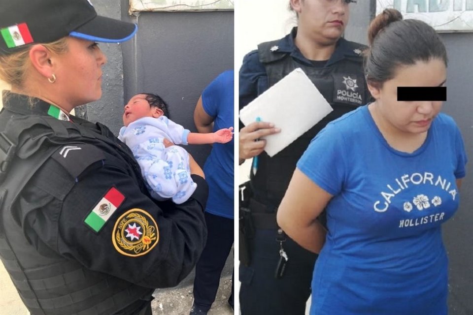  Juliana R., de 27 años, fue detenida por robar un bebé del Hospital Centra, en Guadalupe.