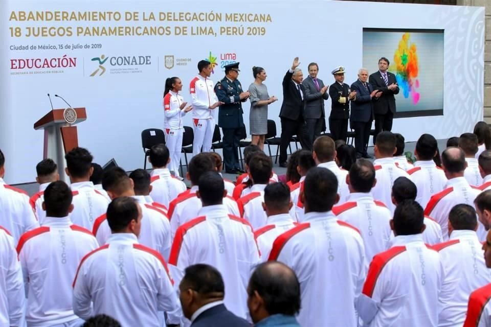 El Presidente Andrés Manuel López Obrador reconoció que el deporte también es parte de la 4T.