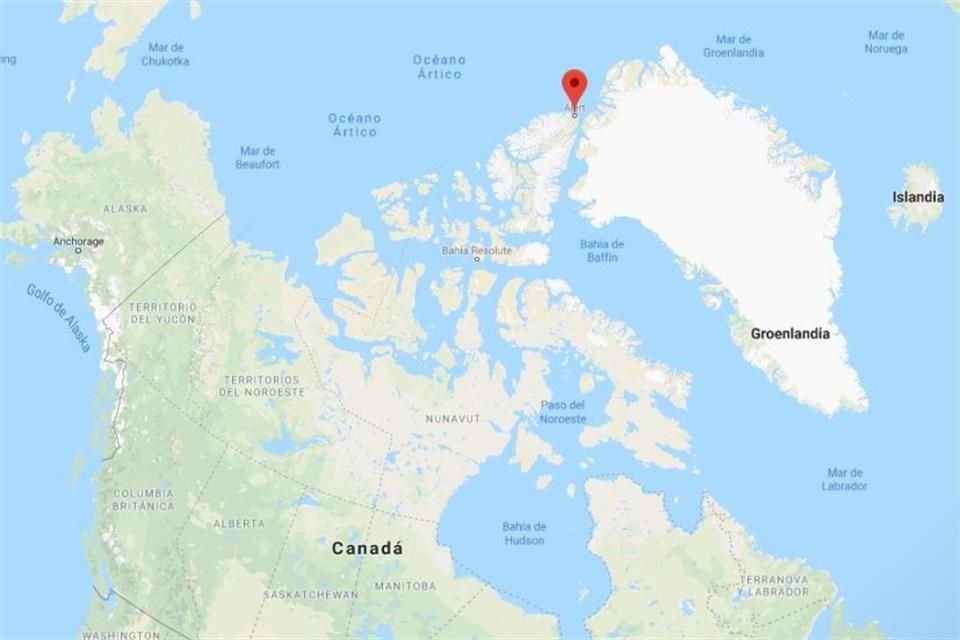 Alert es el pueblo que se encuentra más cercano al polo norte en el planeta.