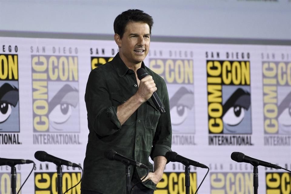 Una de las sorpresas de la primera jornada de la Comic-Con fue la aparición de Tom Cruise para presentar un avance de 'Top Gun: Maverick'.