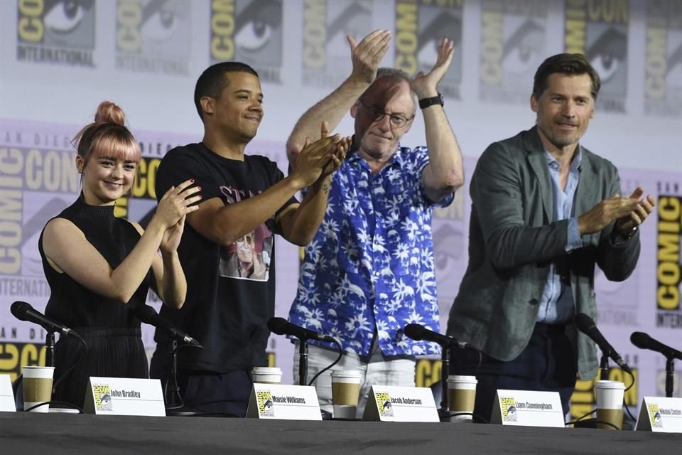 El panel de 'Game of Thrones' fue de los más esperados en la jornada dos de la Comic-Con de San Diego.