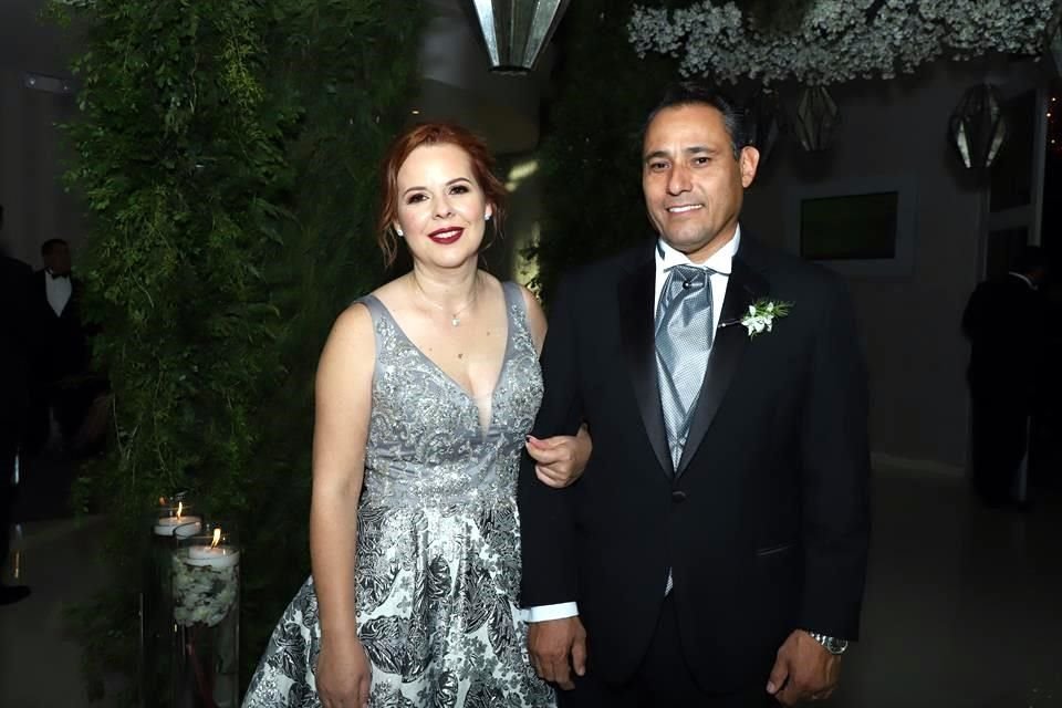 Papás de la novia, Cecilia Tamez Cavazos y Jacobo Ayala Blancas