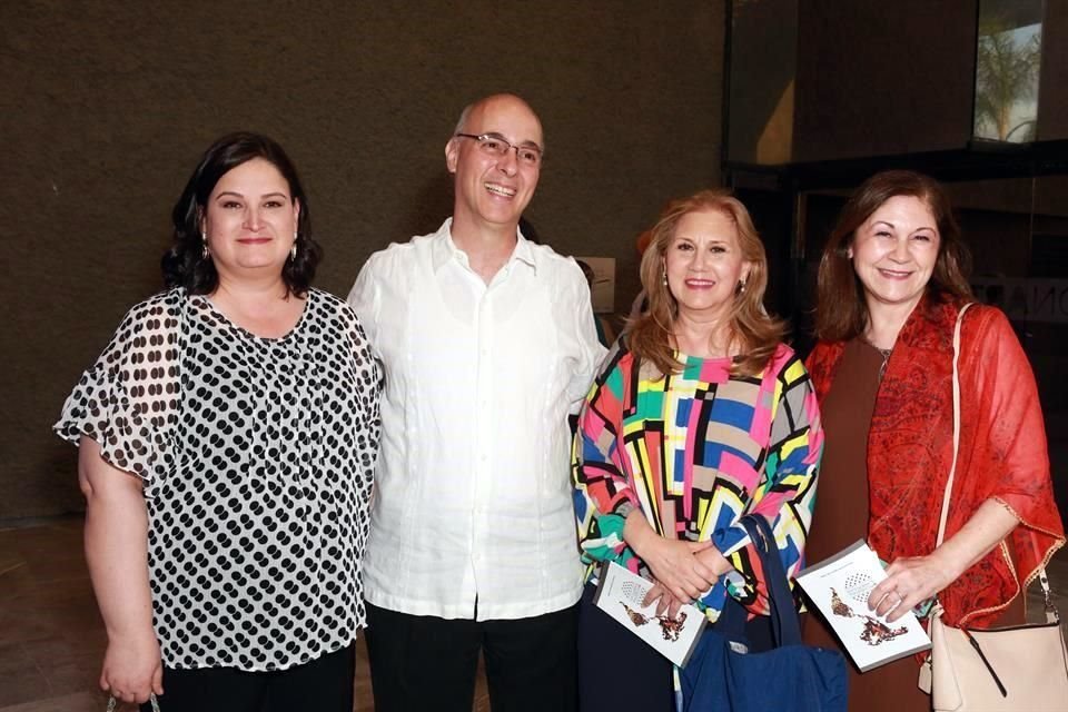 Martha García, Rodrigo González Barragán, Sandra Garza y Claudia Karam