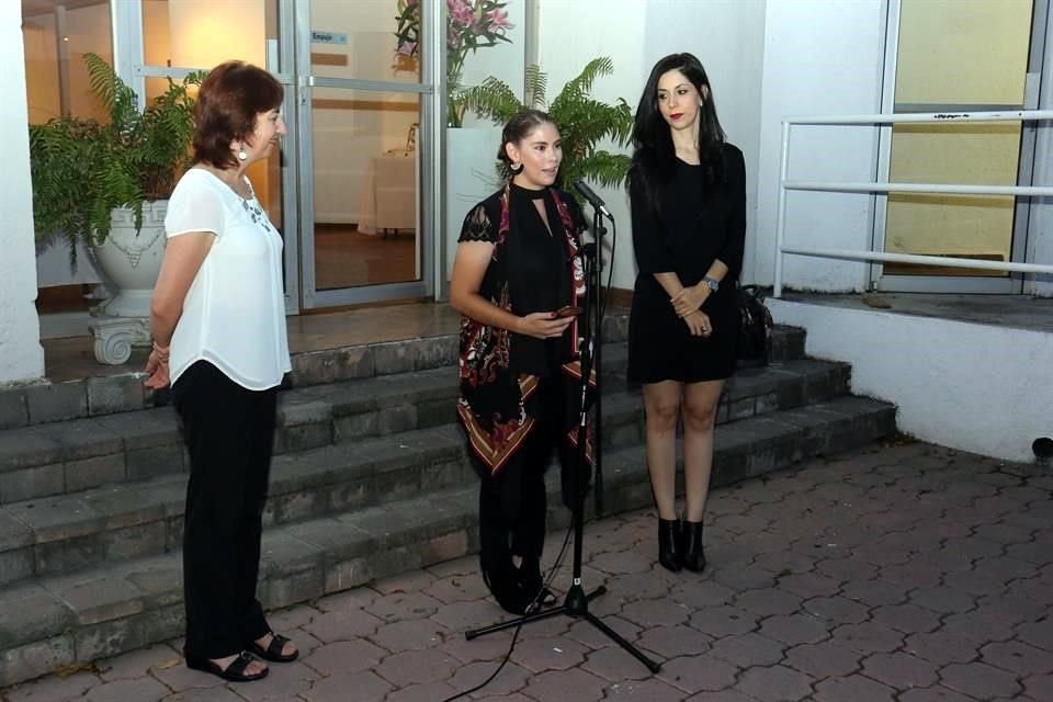 Martha Sañudo, Fernanda Garza y Carolina Camarena