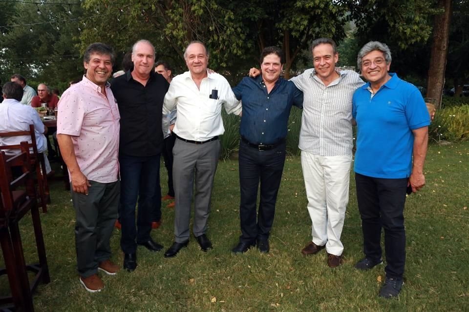 Martín Cantú, Jorge Martínez, Javier Navarro, Jaime Herrera, Jorge García Corrala y Norberto de la Rosa