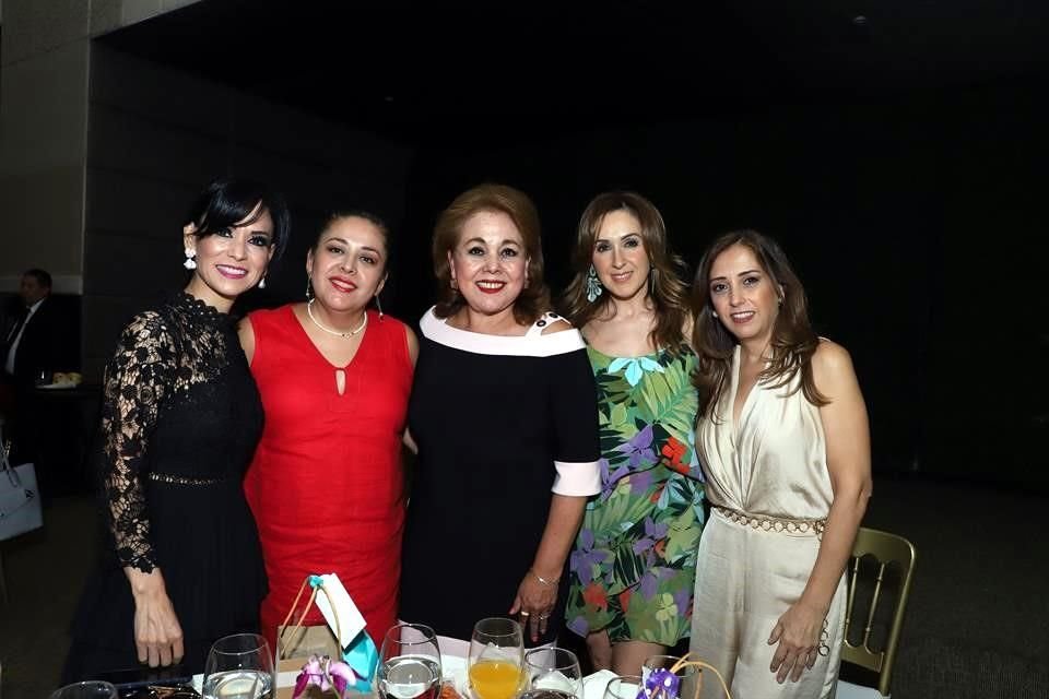 Roble de Morales, Mireya Arellano, Gloria Isabel De León de Salazar, Paty Garza Ruvalcaba y Silvia Elizondo de Montemayor
