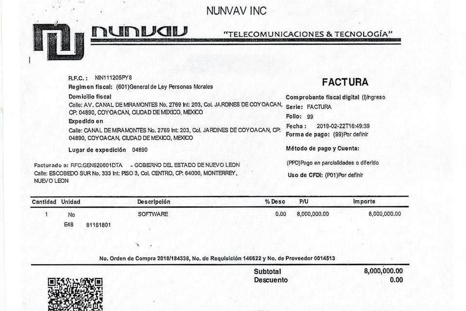 El Gobierno de Bronco ha pagado $23.1 millones a Nunvav, empresa ligada a casos de corrupción y espionaje en Panamá y Colombia.