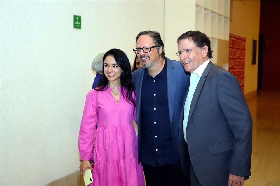 Xiomara Montalvo, Rafael Lozano Hemmer y Jorge de la Garza