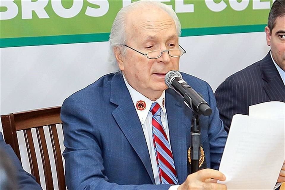 José Treviño Cañamar, Presidente del Patronato de Bomberos de Guadalupe.