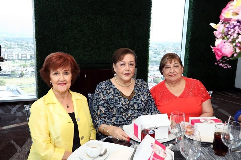 María Cristina Villarreal, Lucy Villarreal de Cantú y Emma Nelly Lozano de Gómez