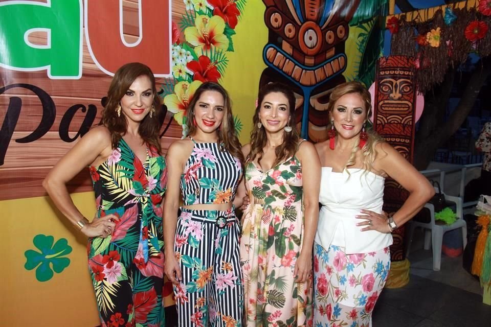 Carla Oates de Sáinz, Jéssica Hernández de Maysen, Lily Hernández de Trillo y Leticia Muñiz de Elizondo